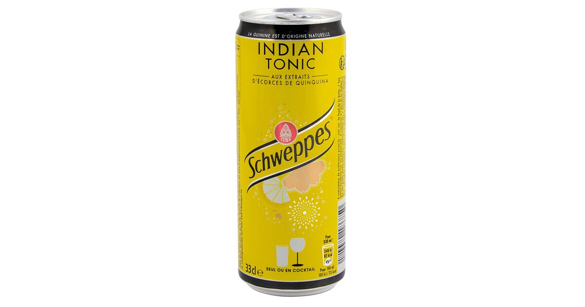 Schweppes Tonic 24x33cl Blik › Tonic › Frisdrank › Drinks Diest